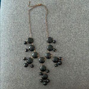 Black beaded necklace